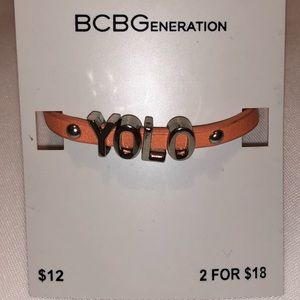 BCBG Affirmation YOLO Bracelet *2/$15